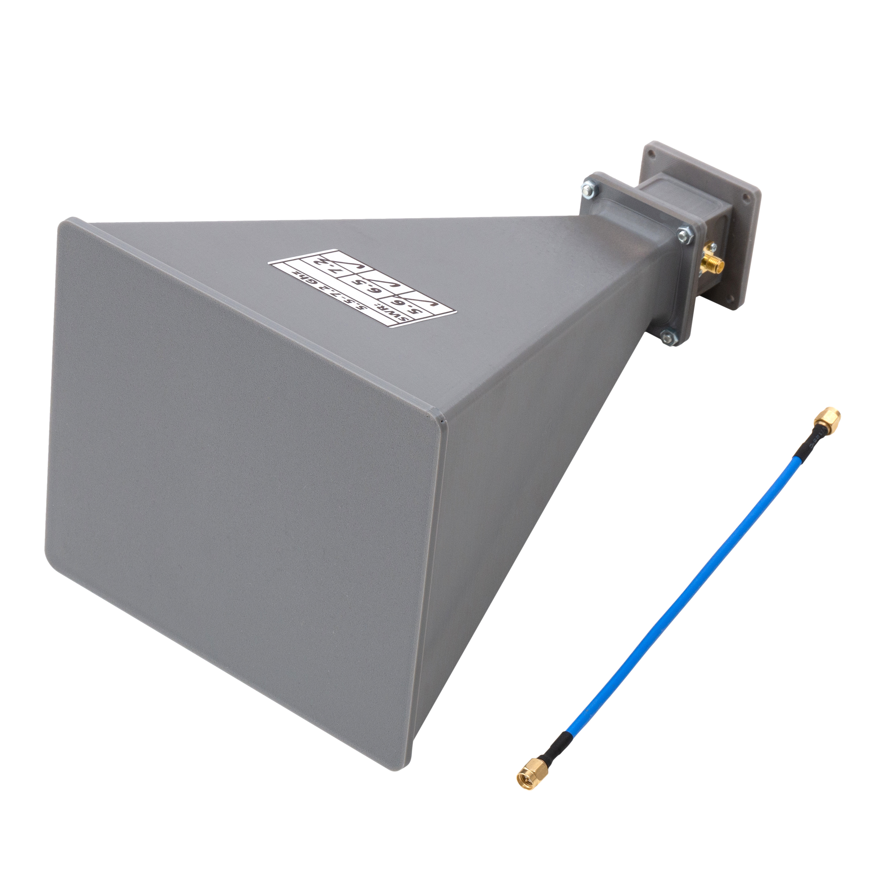 Антена для дрона RavLink Рупор 5.5-7.2 GHz 18 dBi SMA RHCP (RUPOR 5.5-7.2 18DBI)